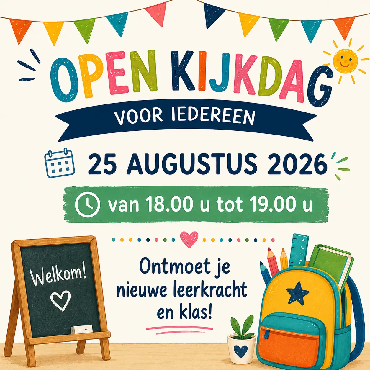 Open kijkdag 25 augustus 2026
